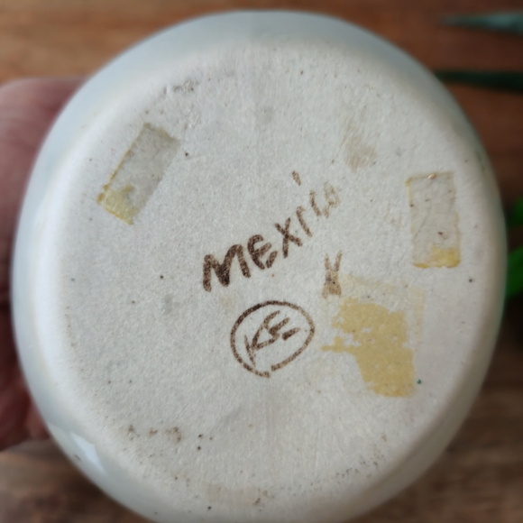 Tonala Mexico Bird Vessel Planter Ken Edwards Vintage - Picture 7 of 7